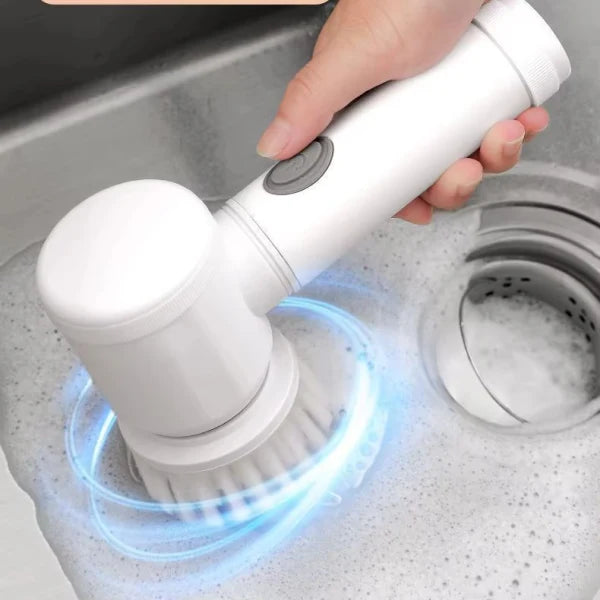 Rechargeable Magic Brush Wireless Battery Cleaning Brush Bathtub Tile Professional Cleaning Brush