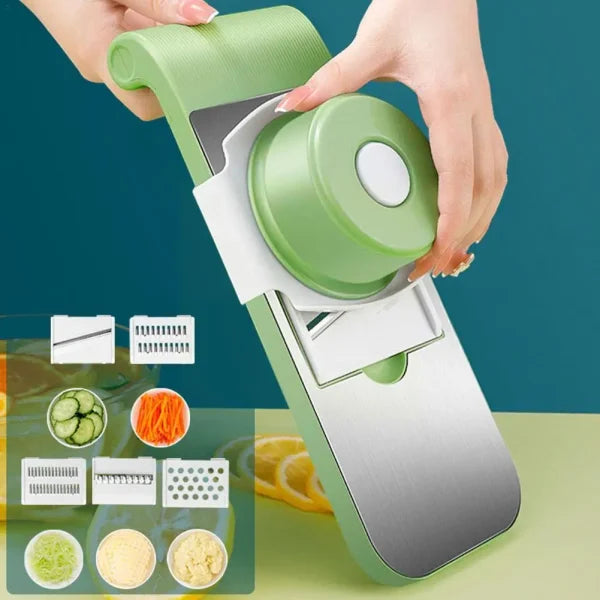 Safe Kitchen Chopper, Grater & Shredder for Potato, Carrot, Garlic