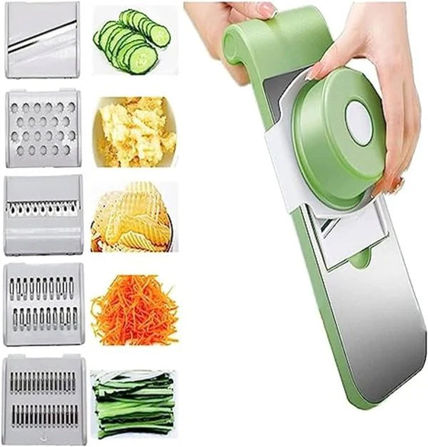 Safe Kitchen Chopper, Grater & Shredder for Potato, Carrot, Garlic